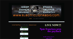 Desktop Screenshot of electriclionradio.com