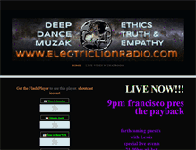 Tablet Screenshot of electriclionradio.com